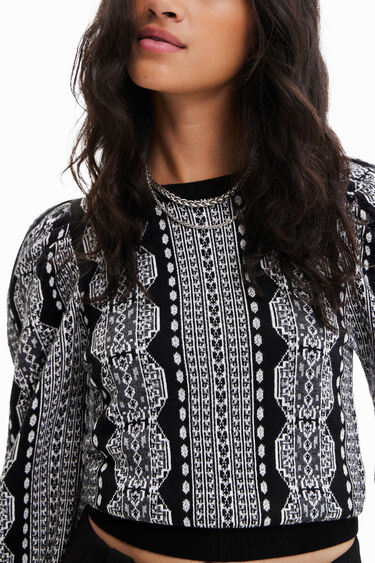 Pullover mit Puffärmeln | Desigual