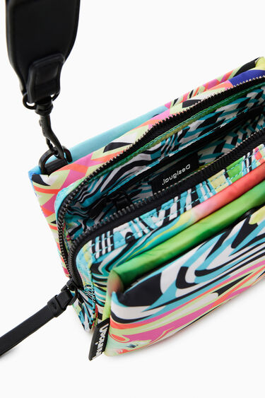 Small psychedelic crossbody bag | Desigual