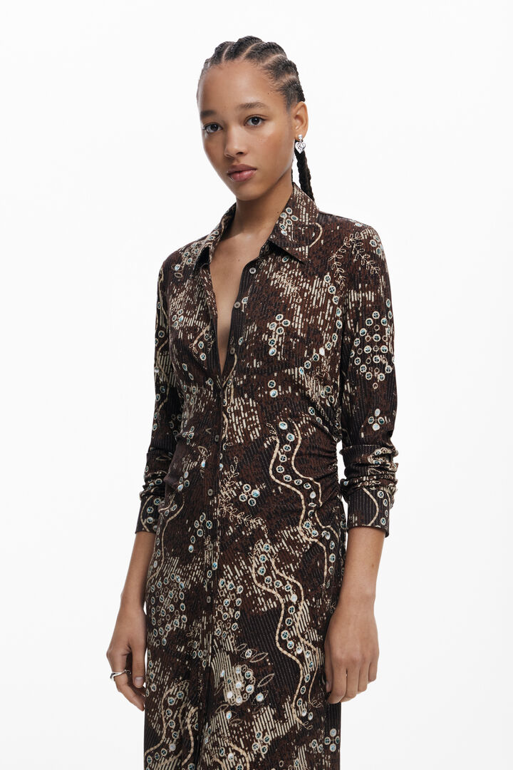 Snake shirt dress | Desigual