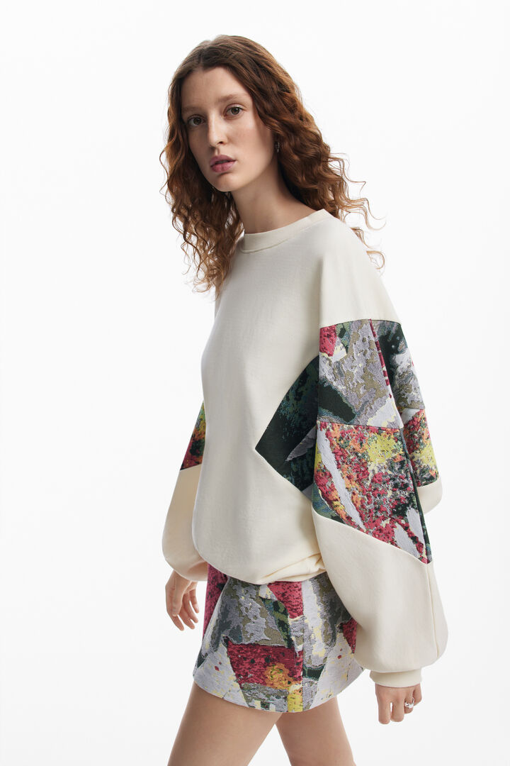 Sudadera mangas estampadas M. Christian Lacroix | Desigual