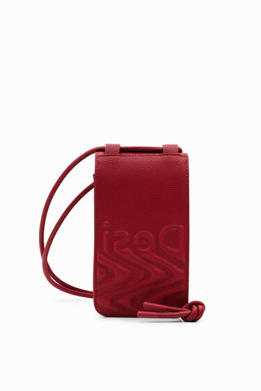 Embossed logo smartphone pouch | Desigual