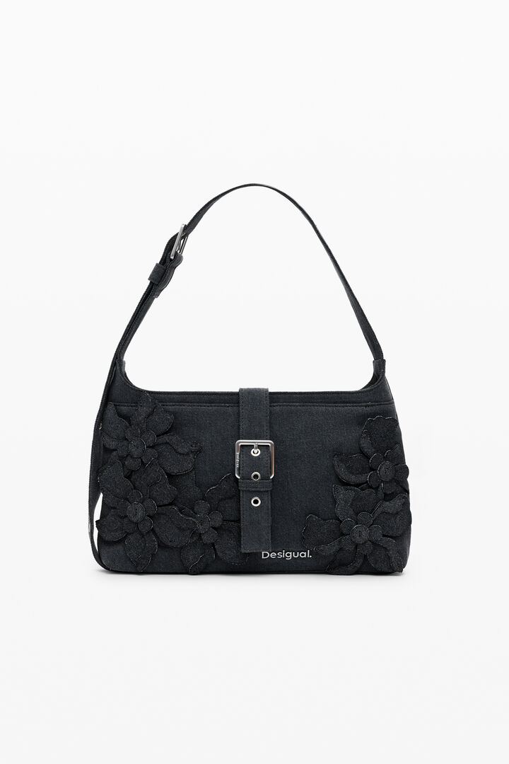 Sac moyen avec appliques florales