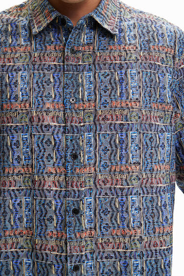 Embroidered arty logo shirt | Desigual