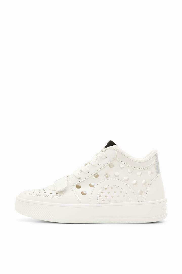 High-top hole sneakers | Desigual