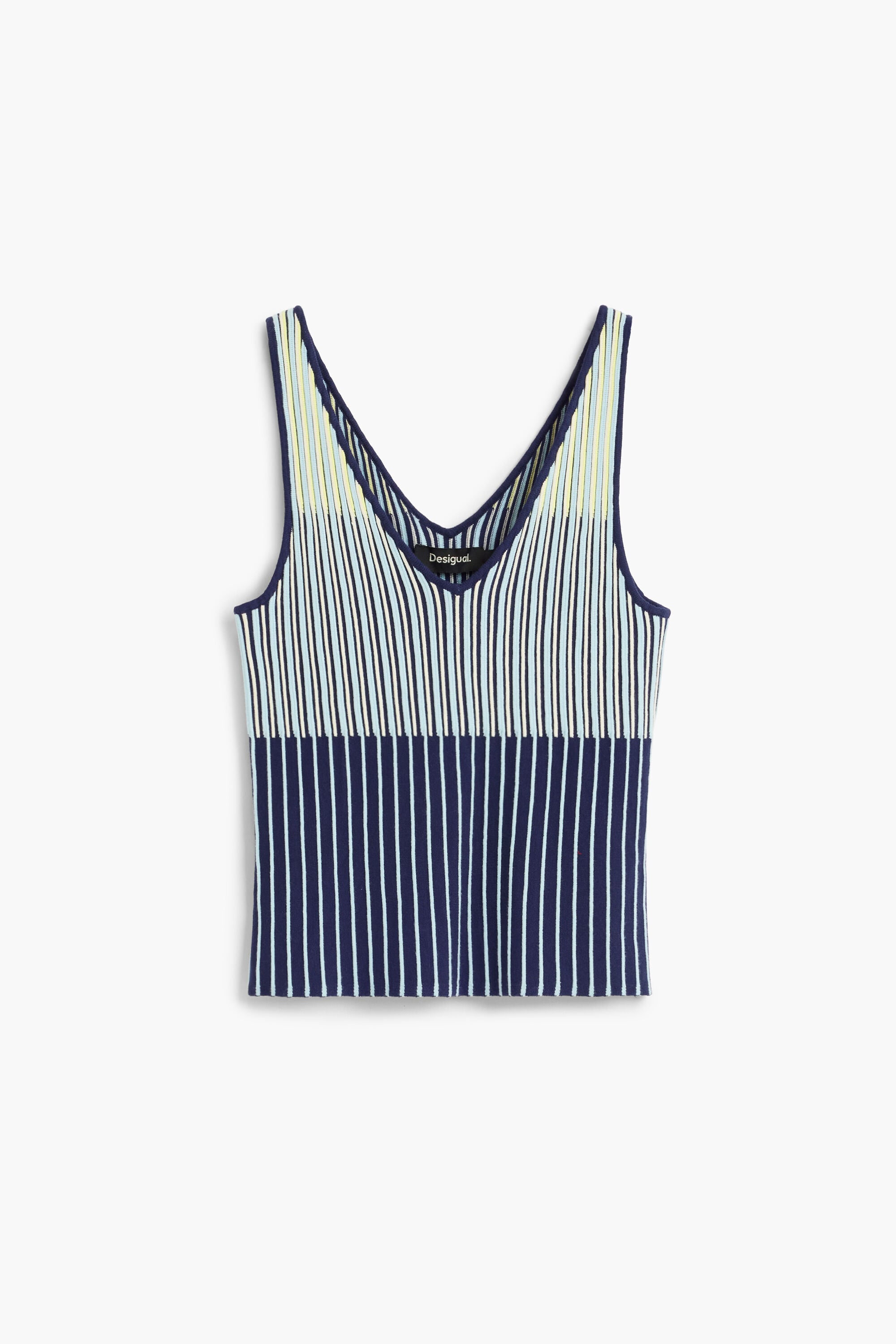 Desigual, Bezrękawnik z dzianiny, Kobieta, Niebieski, S