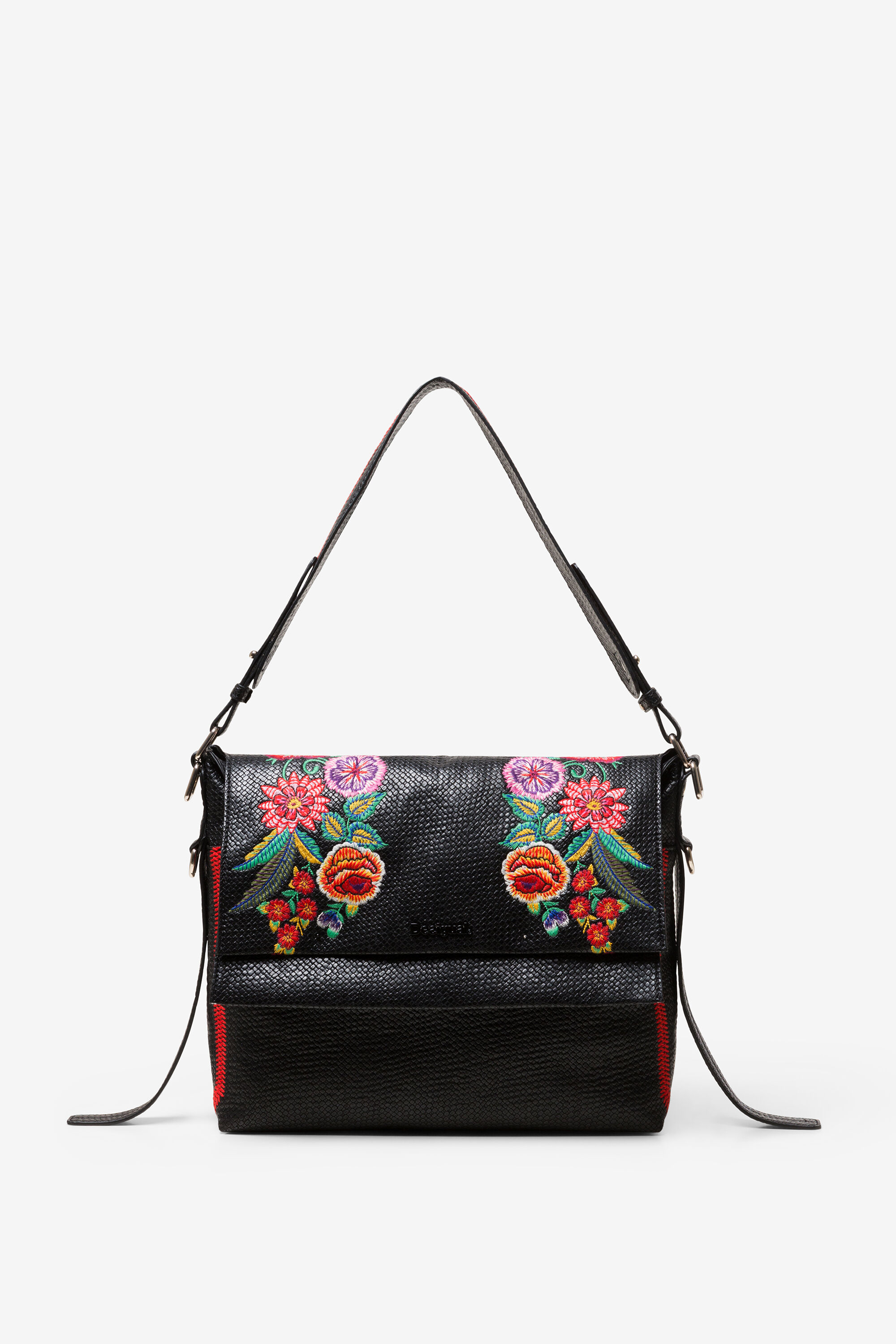 Floral Woven Messenger