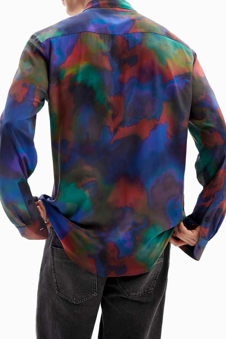 Flowing watercolour shirt | Desigual