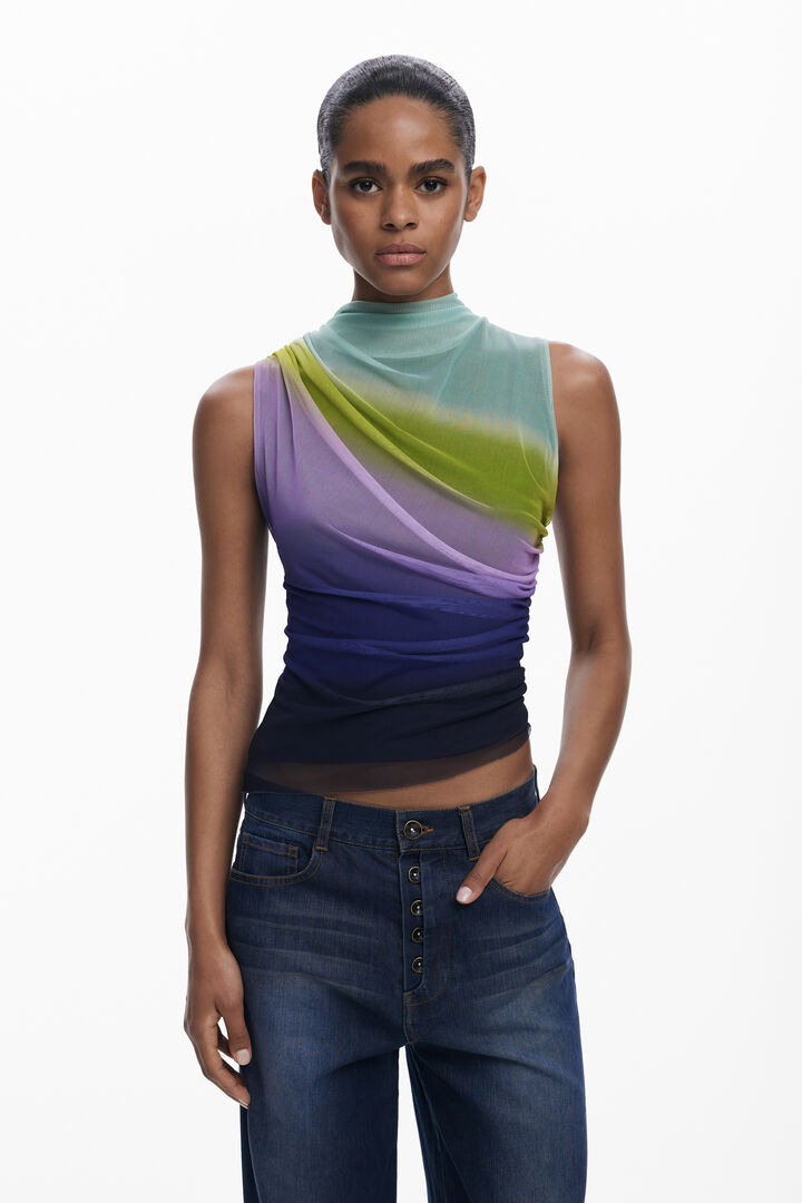 Gradient tulle T-shirt | Desigual