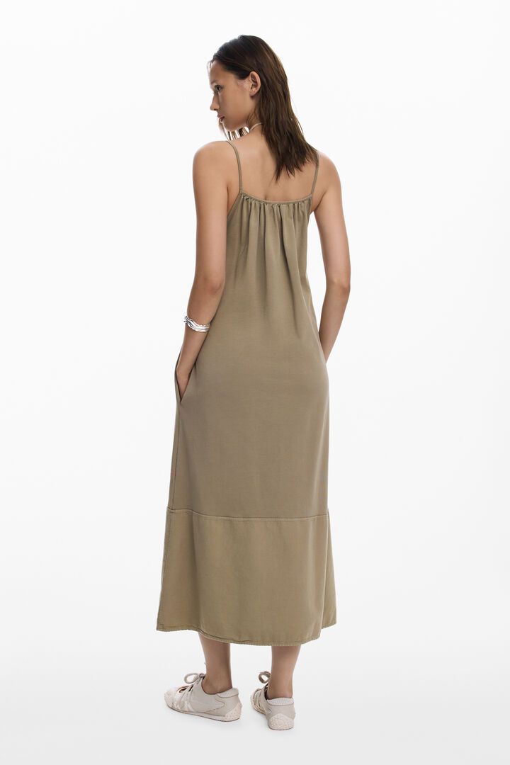Kleid mit geradem Ausschnitt | Desigual