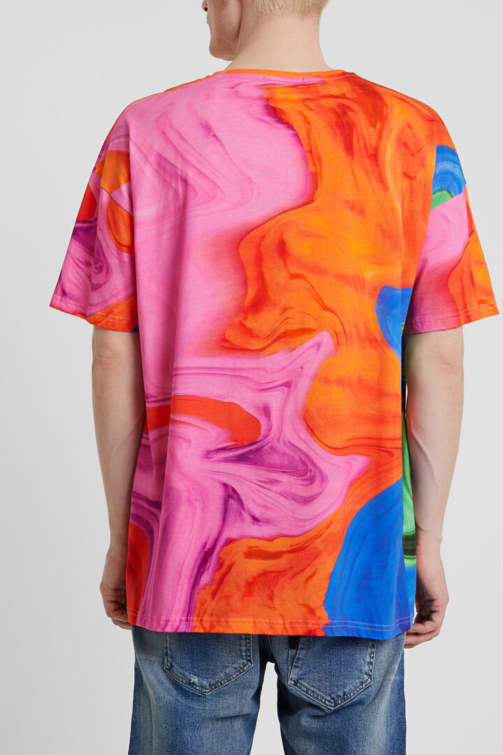 T-shirt unissexo psicadélica com mandala | Desigual