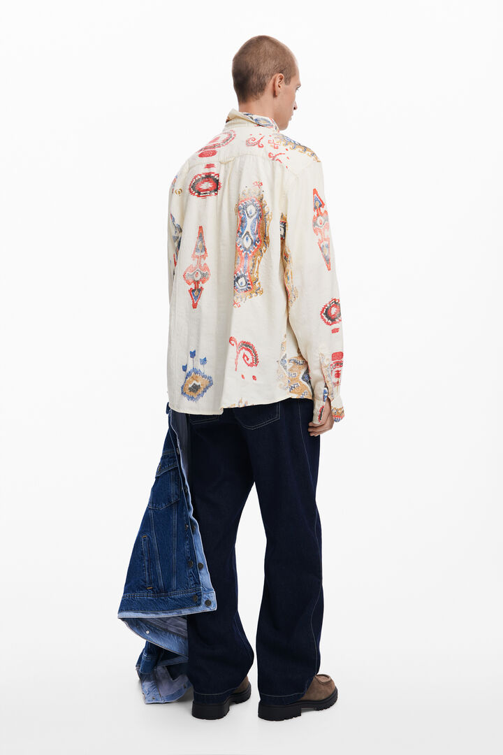 Ethnic long-sleeve shirt | Desigual