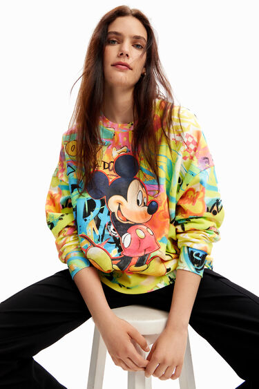 Sweat-shirt oversize Mickey Mouse | Desigual