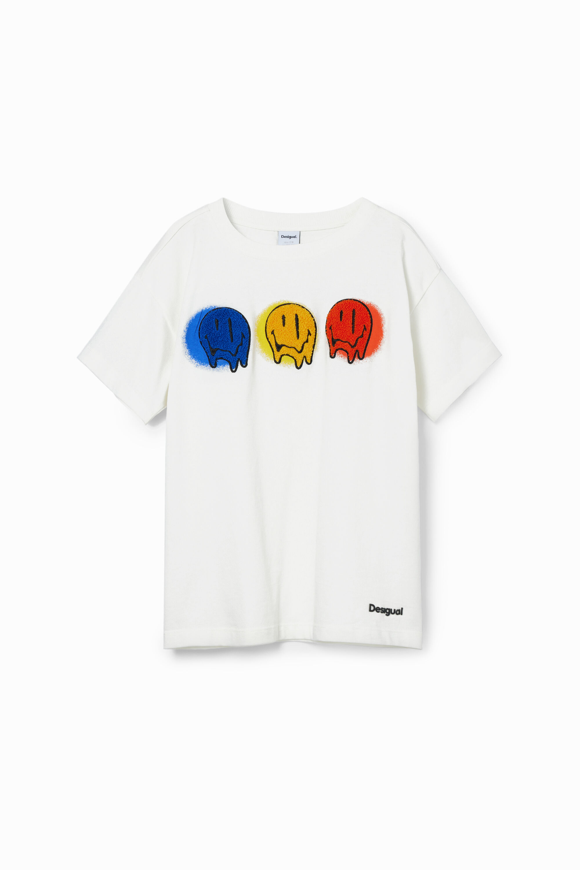 desigual T-shirt patches Smiley Originals  - WHITE