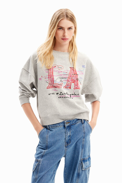 Oversize Los Angeles sweatshirt