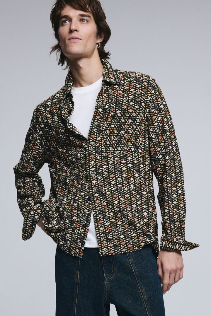 Jacquard men's shirt | Desigual