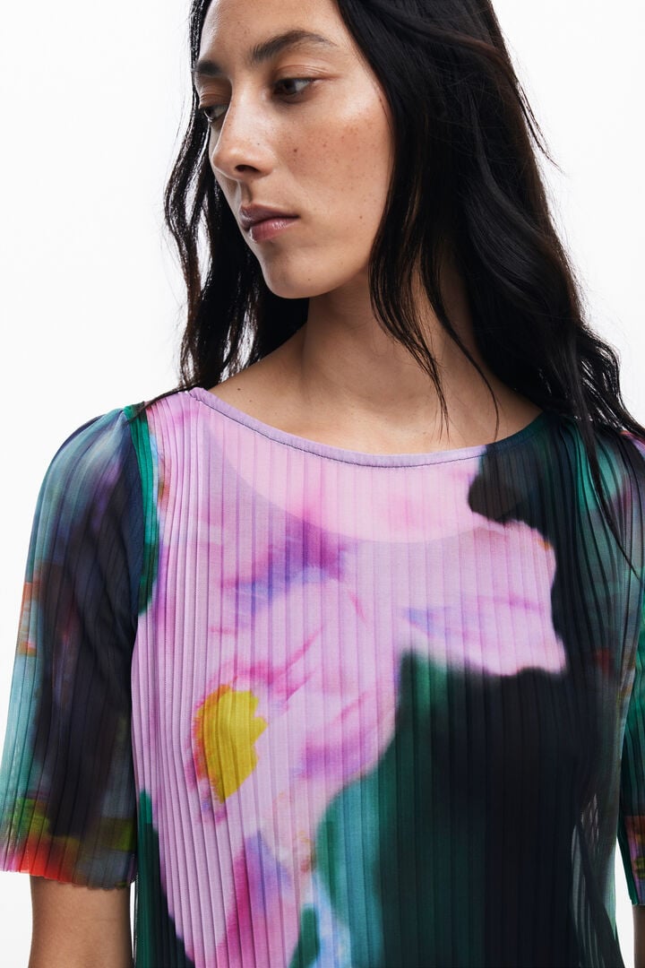 Vestido midi flores | Desigual