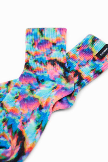 Short floral socks | Desigual