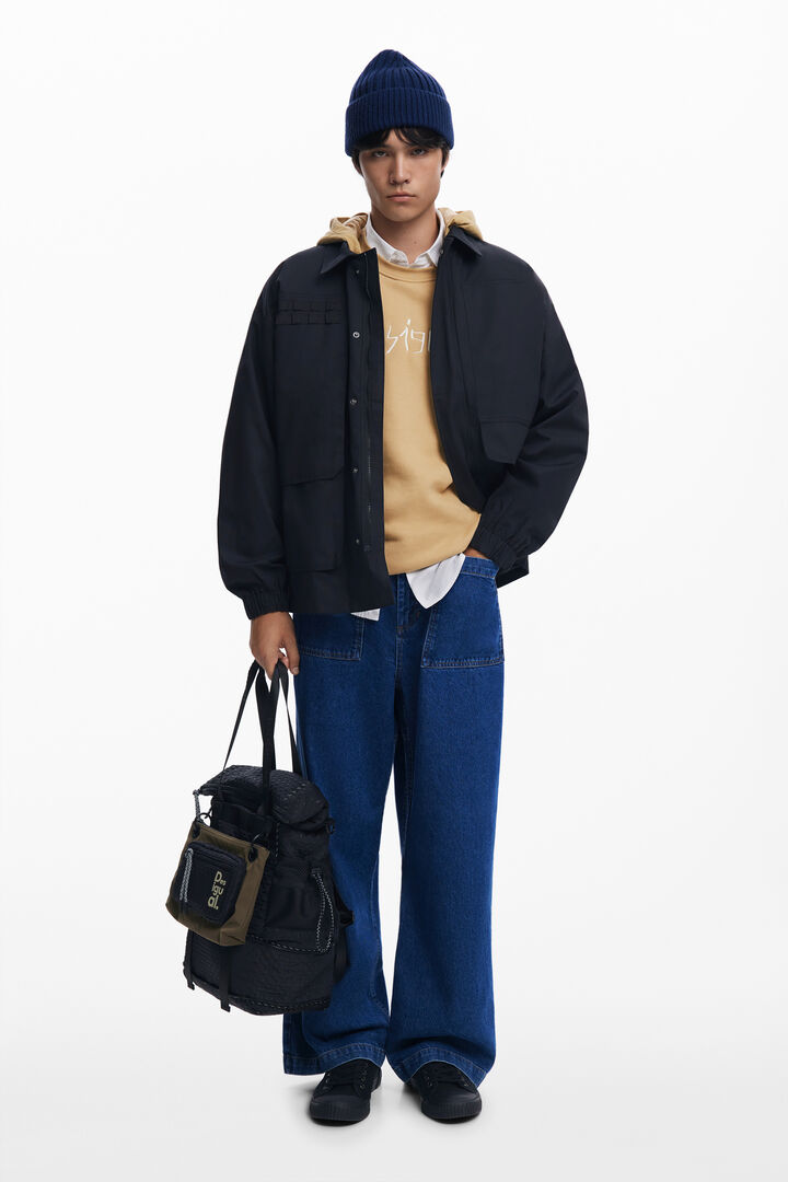 Windbreaker with a hood | Desigual