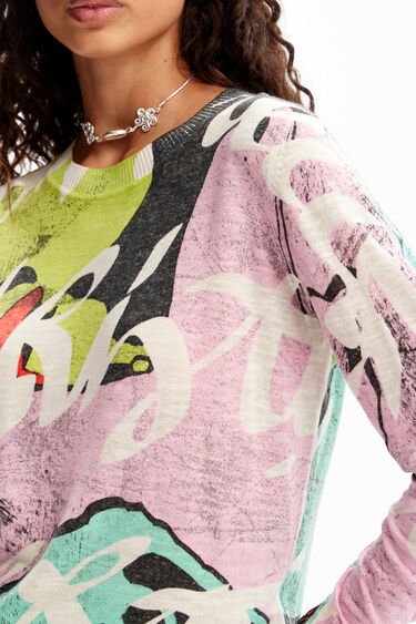 M. Christian Lacroix multicolour pullover | Desigual