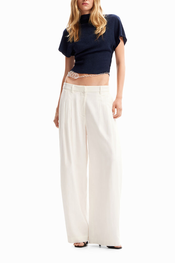 Blusa lisa textura | Desigual