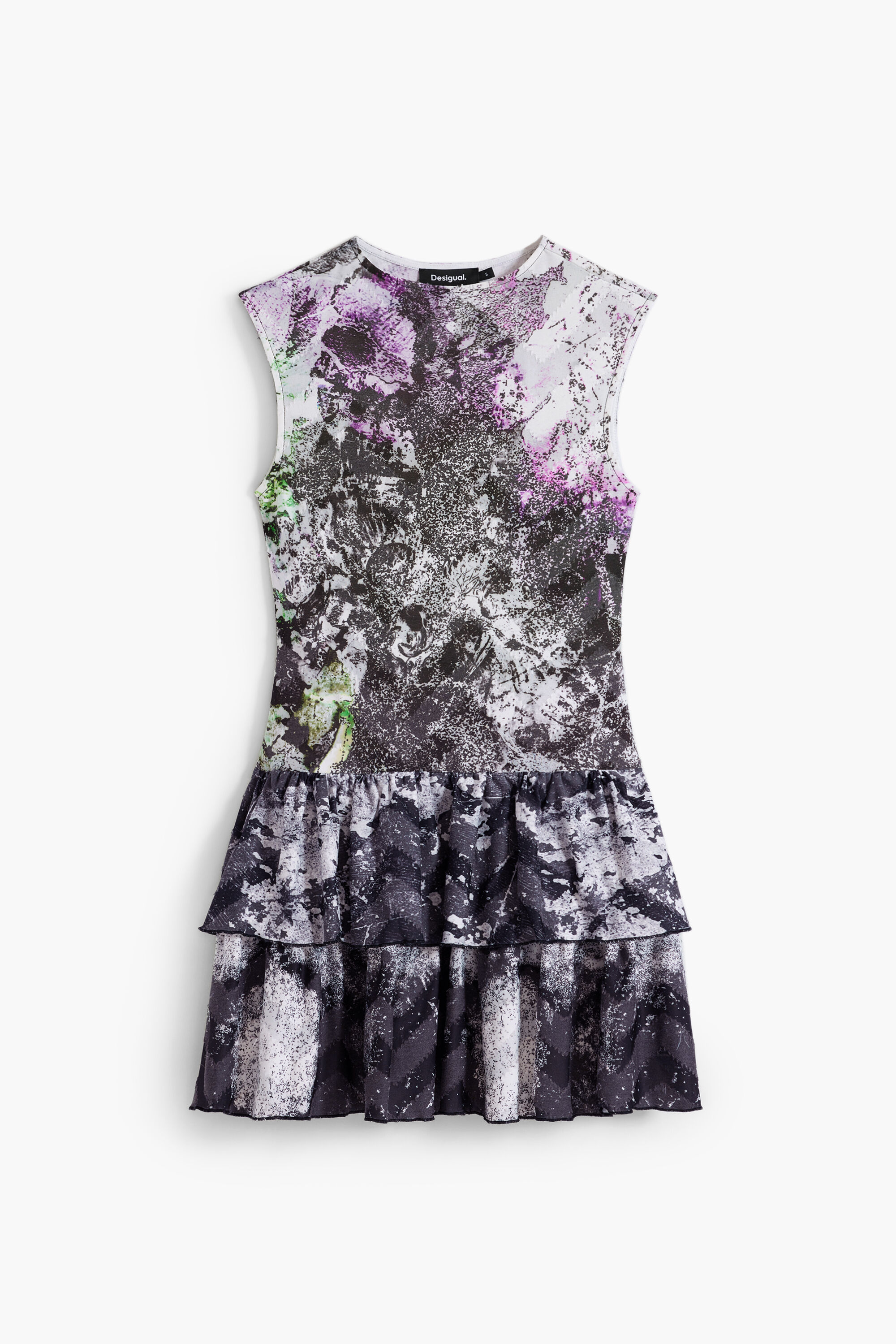 Desigual, Vestido diseñado por Mr. Christian Lacroix, Negro