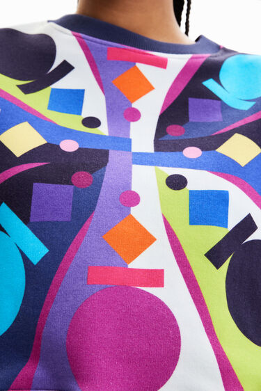 Sudadera corta multicolor M. Christian Lacroix | Desigual