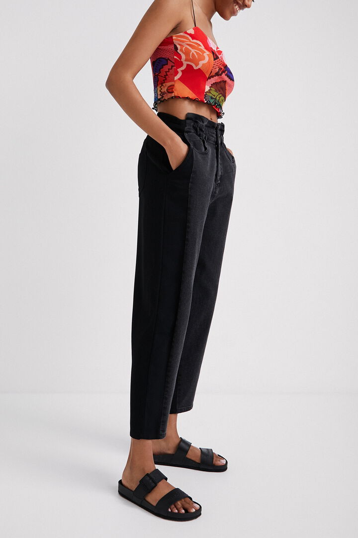 Hybrid slouchy trousers | Desigual