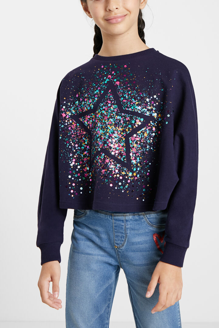 Sudadera oversize estrella | Desigual