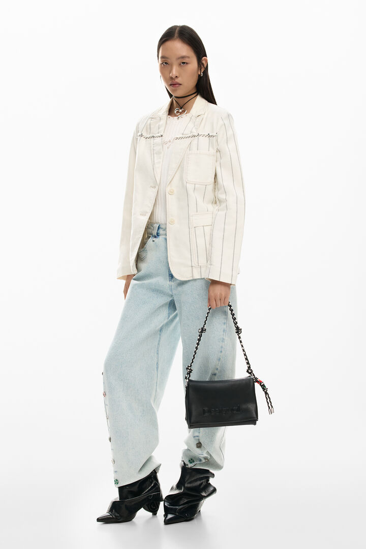 Bolso mediano logo charm | Desigual