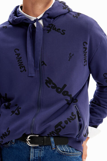 Sudadera capucha cremallera | Desigual