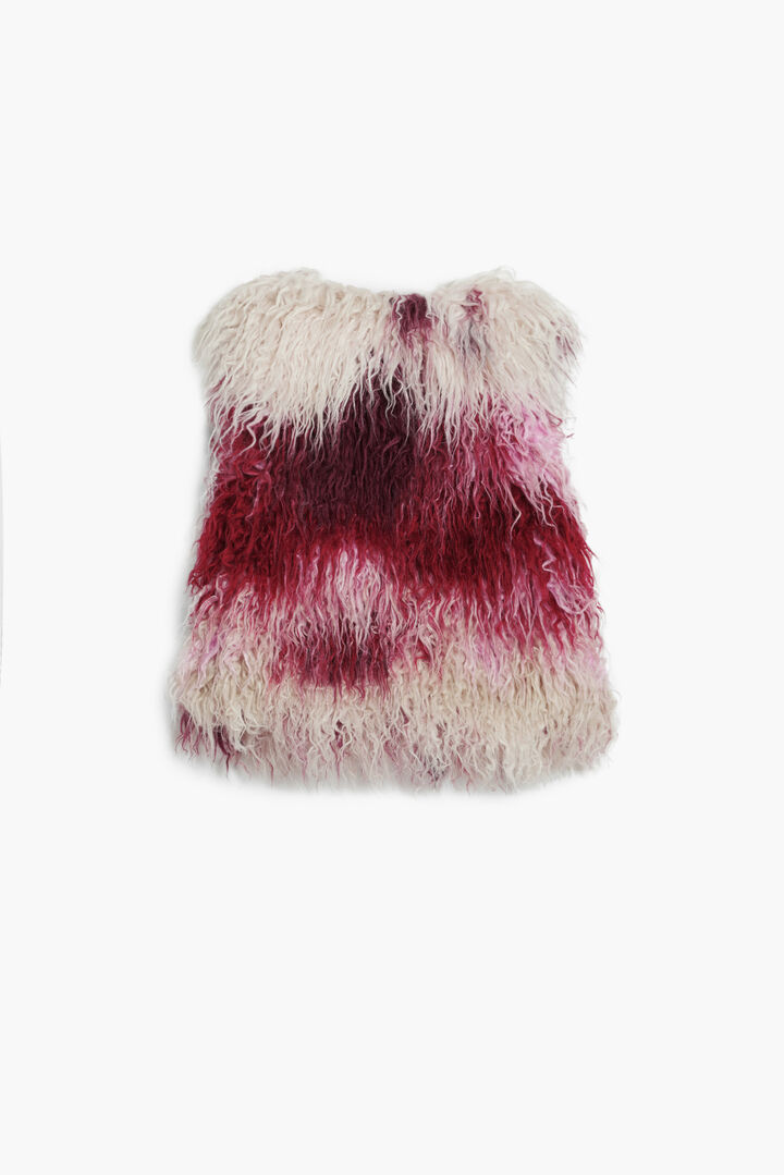 Gilet en fourrure aquarelle | Desigual