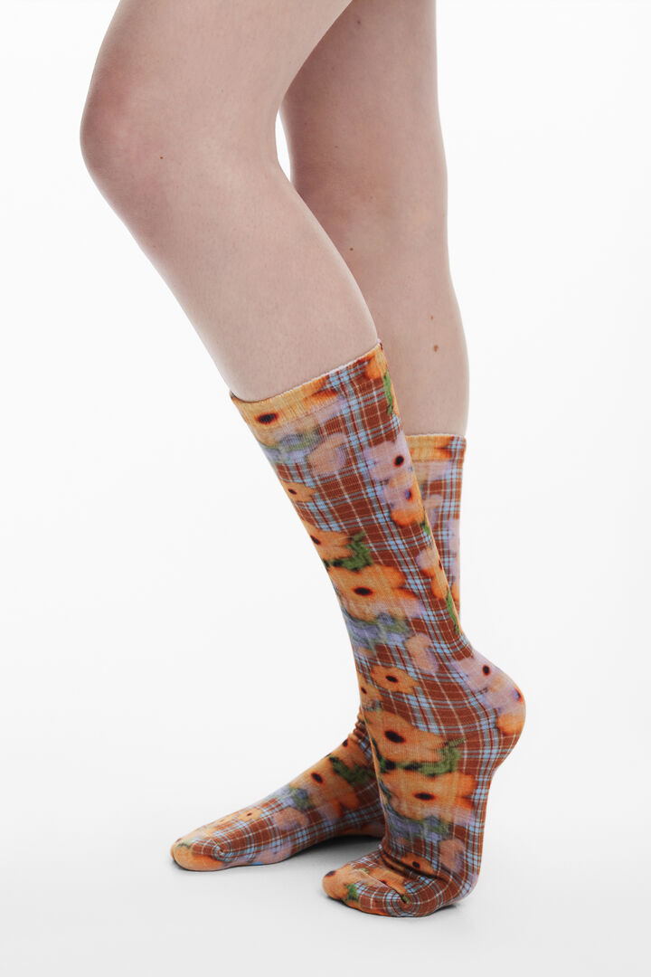 Collina Strada checkered socks | Desigual