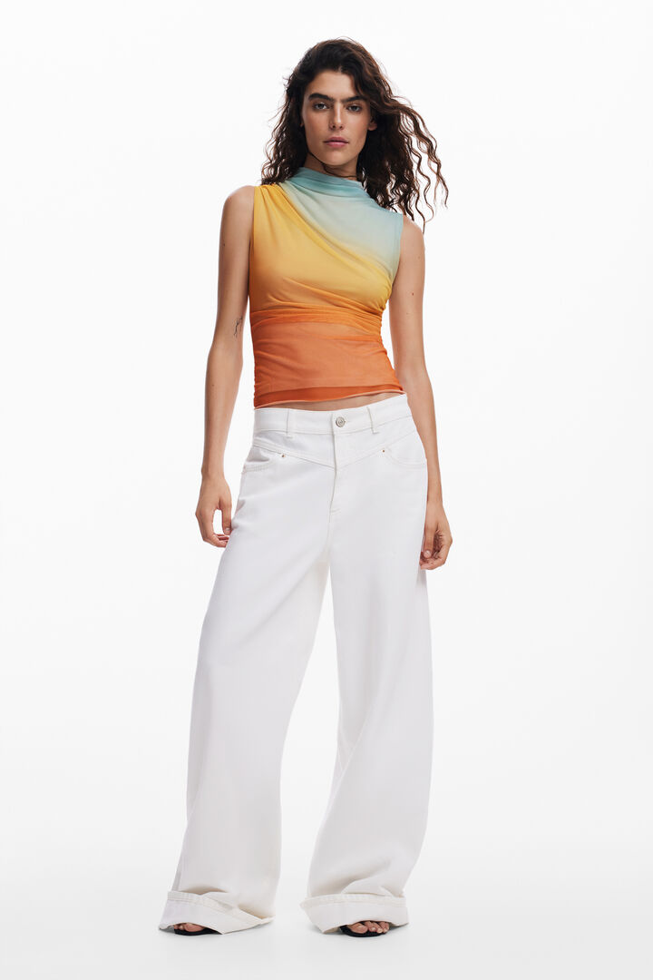 Ombre effect T-shirt | Desigual