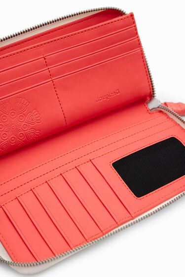Cartera gran brodada | Desigual