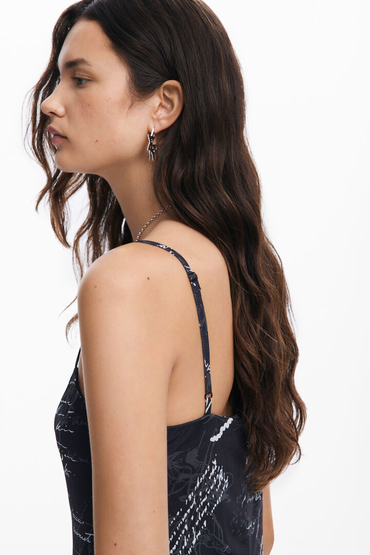 Vestido midi combinado | Desigual