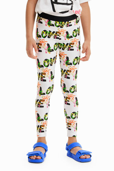 Leggings flores Love | Desigual