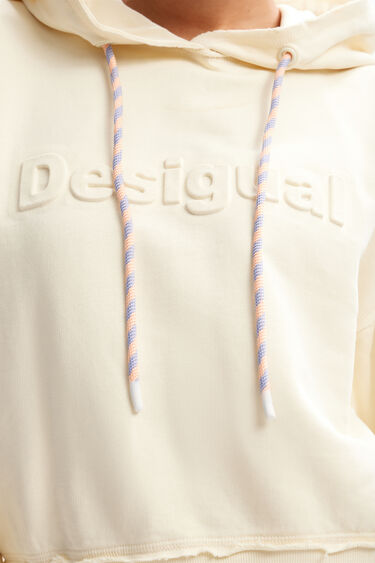 Dessuadora curta logotip | Desigual