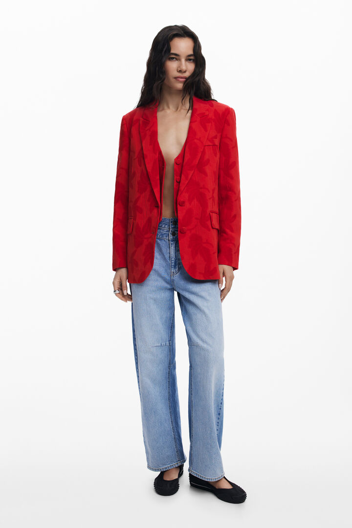 Contrast blazer | Desigual