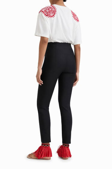 Pantalons slim estampats Stella Jean | Desigual