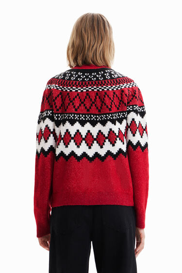 Sweter w ornamentalne wzory | Desigual