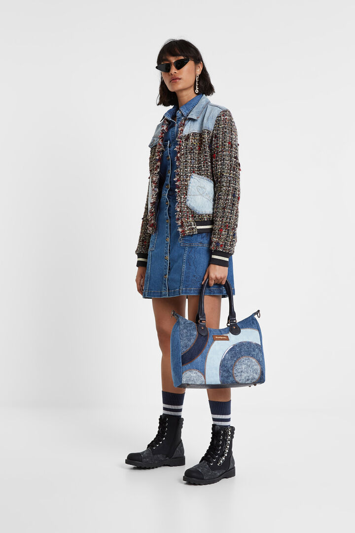 Denim handbag and sling bag | Desigual