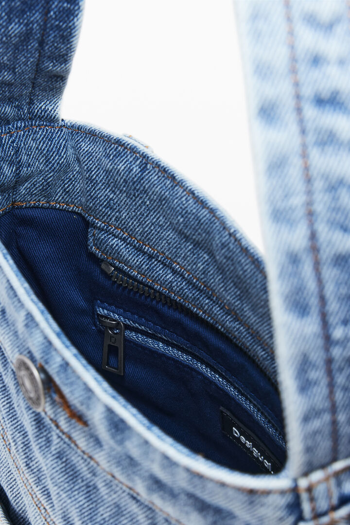 Bolso tote denim mediano | Desigual