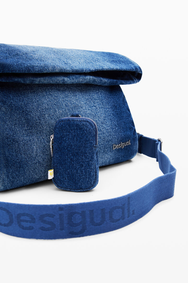 M denim crossbody bag | Desigual
