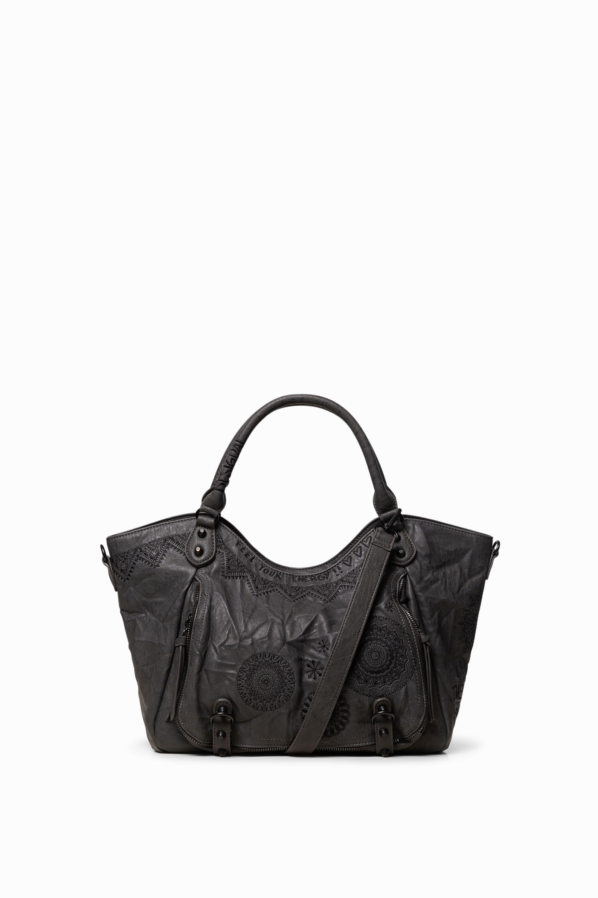Leather effect mandalas bag Desigual