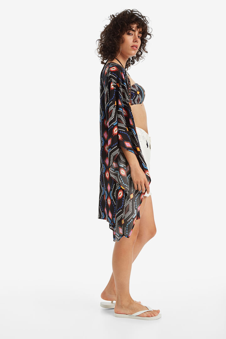 Black Oversize Kimono Shama | Desigual