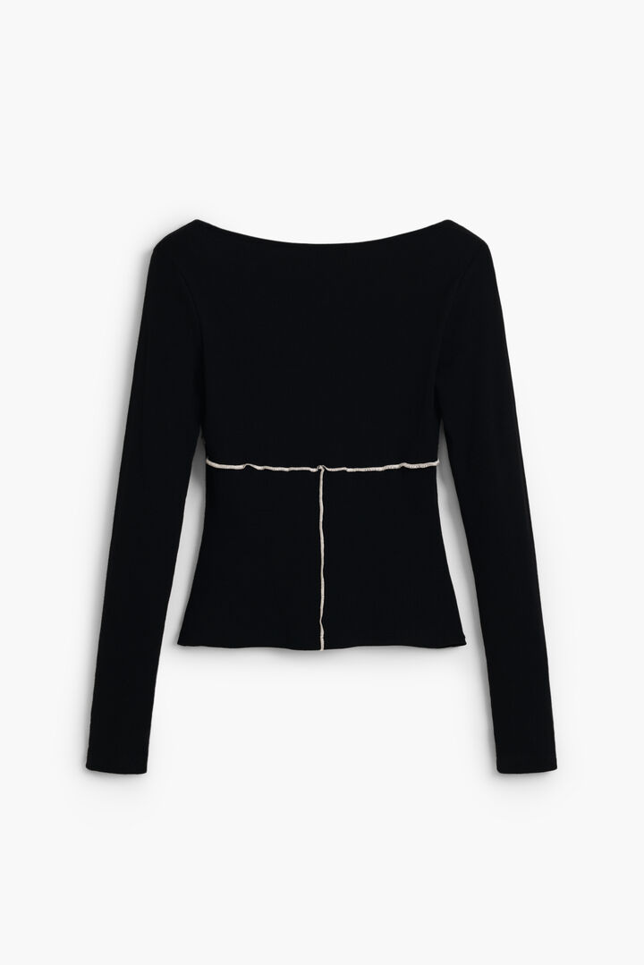 Ribbed seam T-shirt | Desigual
