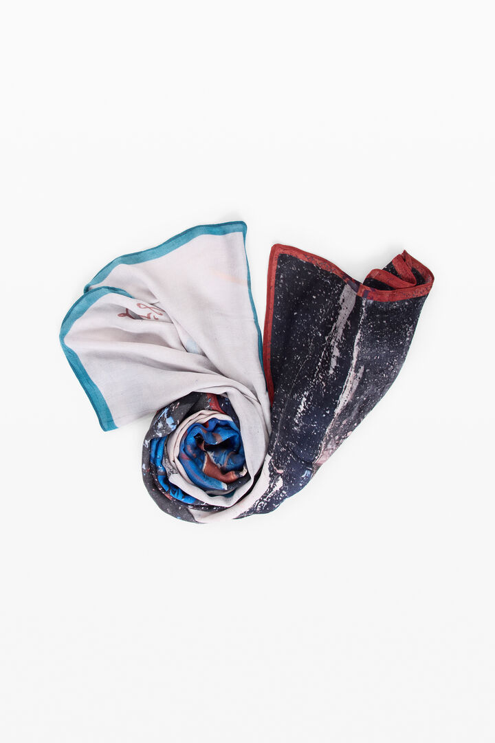 Foulard Rectangular Estampado