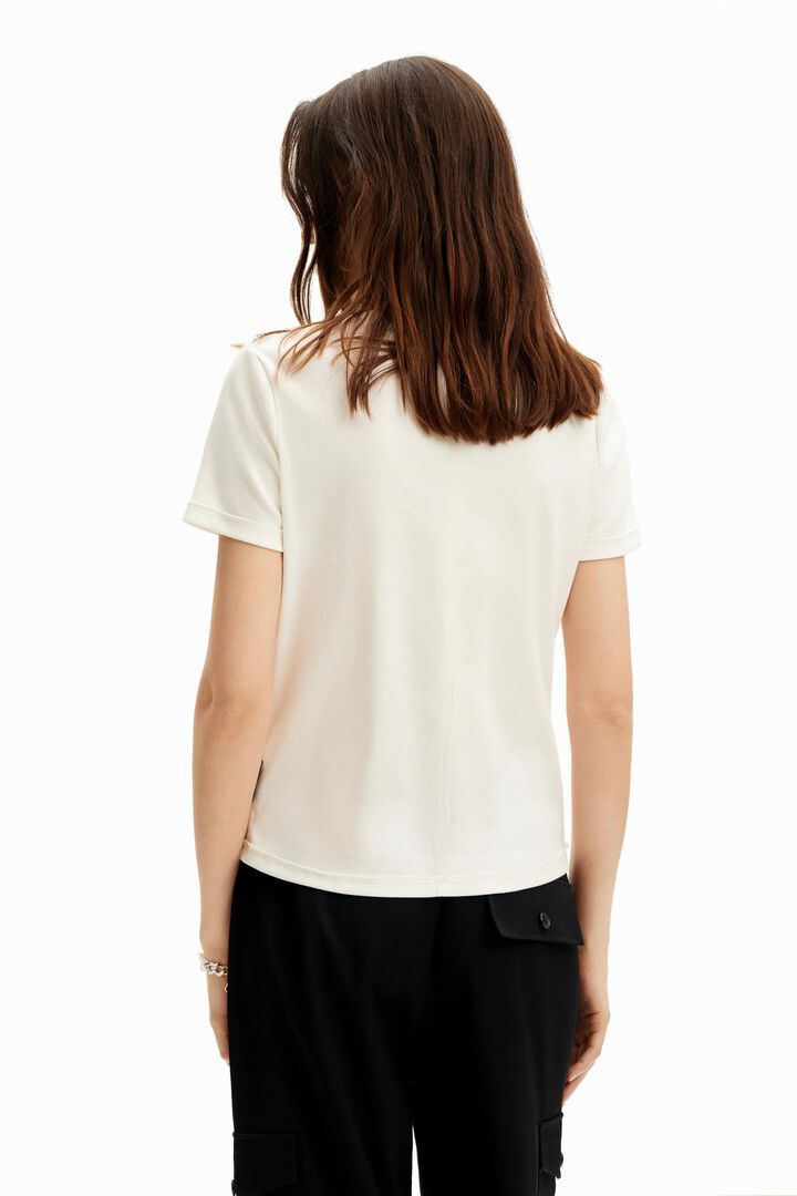 Patchwork seams T-shirt | Desigual