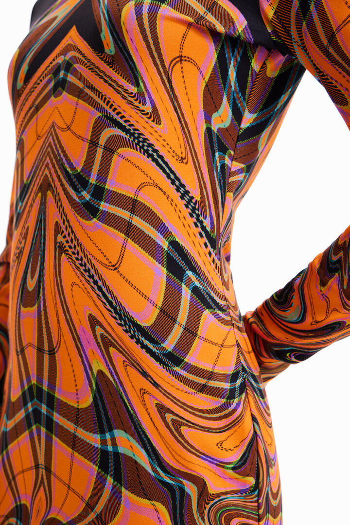 María Escoté slim short dress | Desigual