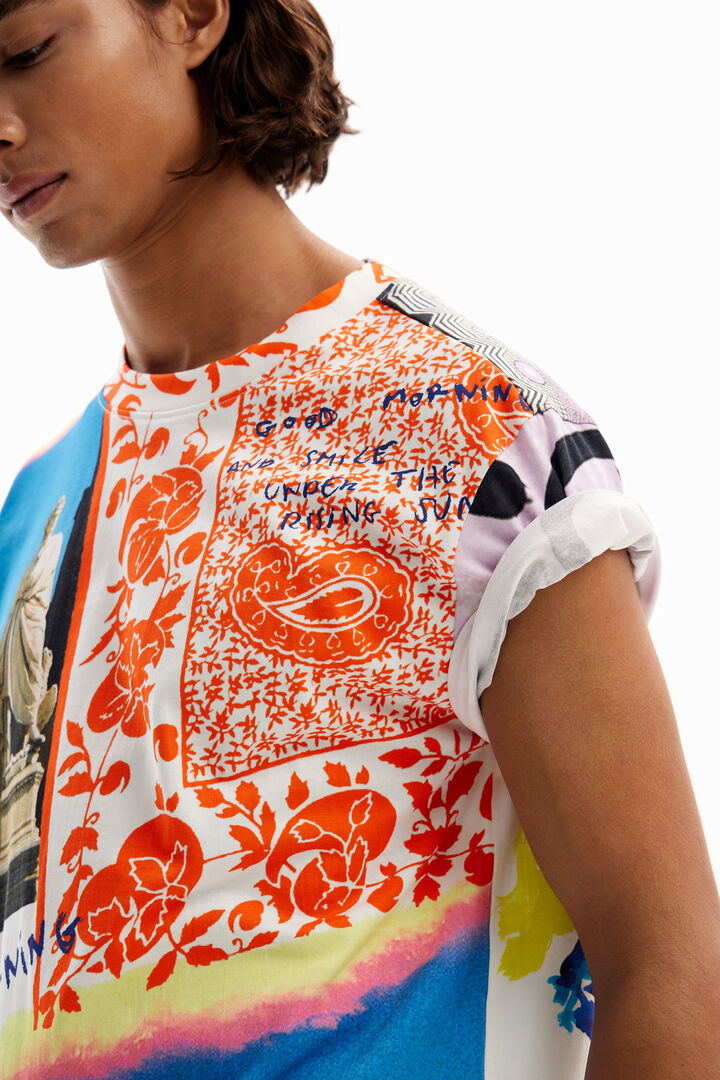Camiseta fotográfica collage | Desigual